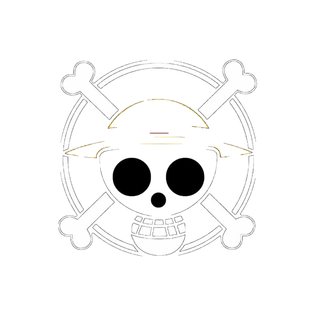 One piece logo Sticker